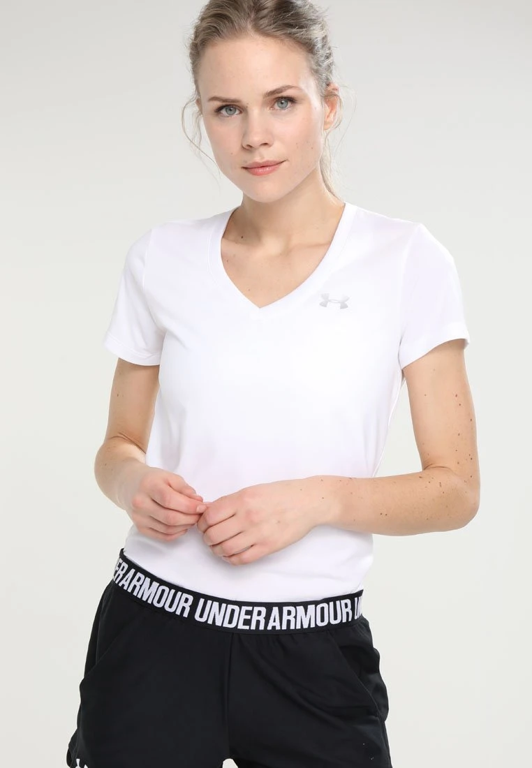 Under Armour Tech Solid - Basic T-Shirt - White
