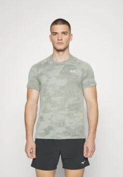 Under Armour Streaker - Print T-Shirt - Grove Green