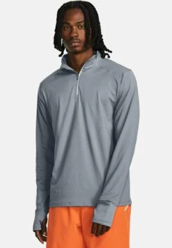 Under Armour Ua Launch Pro 1/4 Zip - Long Sleeved Top - Steel