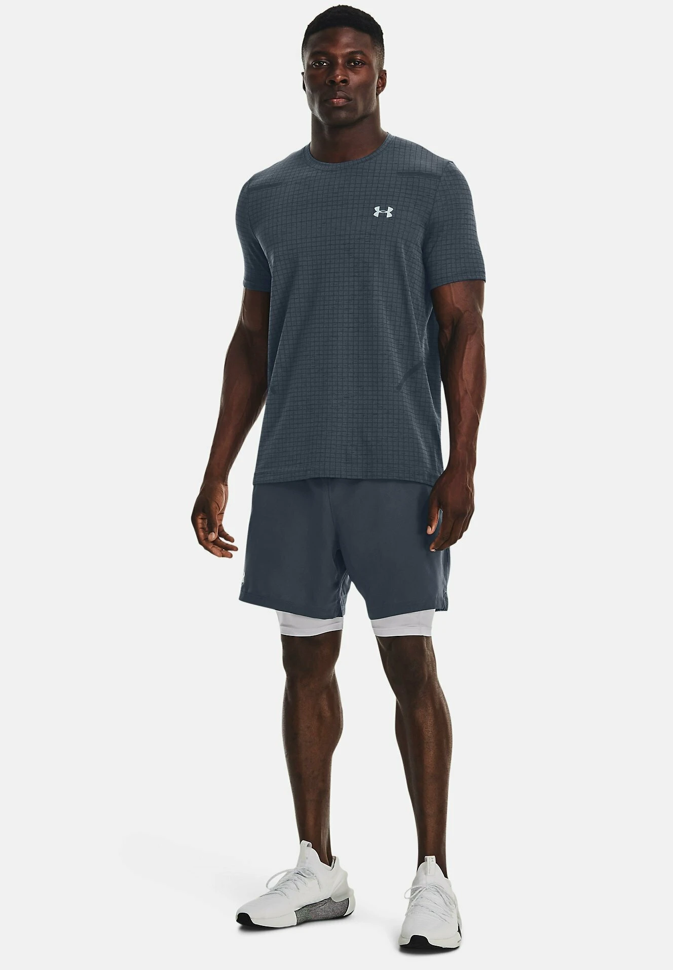 Under Armour Vanish- Sports Shorts - Downpour Gray - Image 2