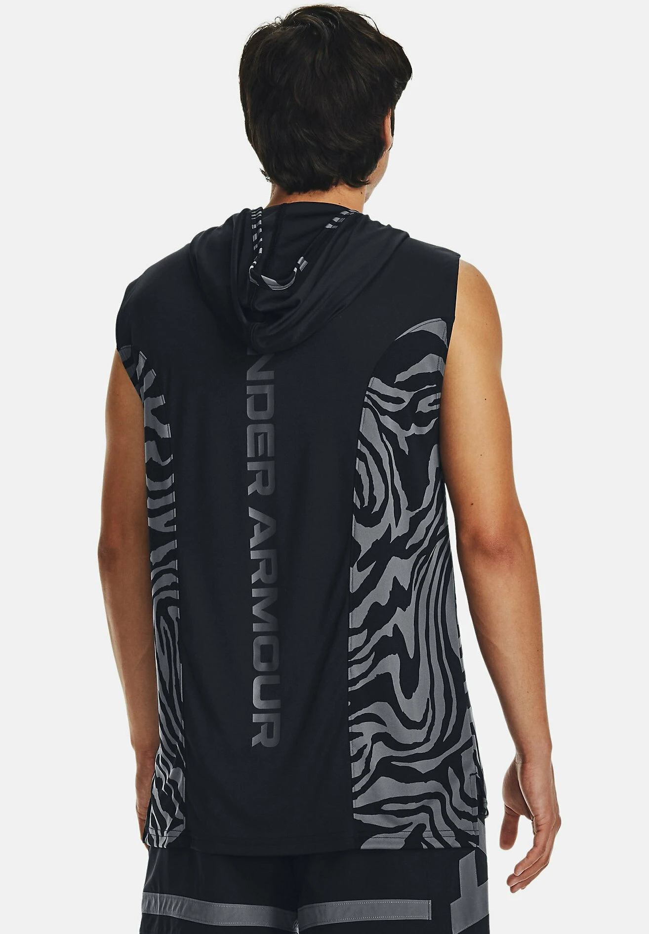 Under Armour Tank Baseline Hoodie - Top - Black - Image 3