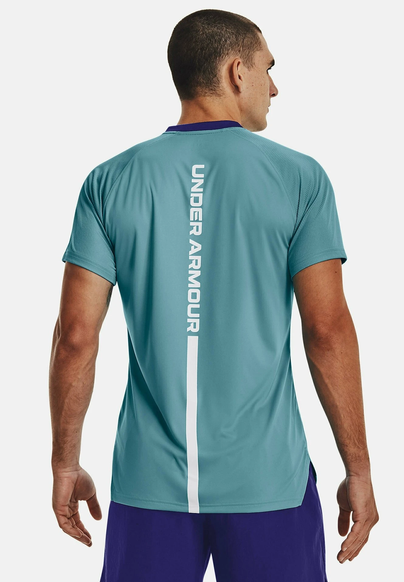 Under Armour ShortsleevesAccelerate- Sports T-Shirt - Glacier Blue - Image 3