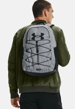 Under Armour Hustle -Grn - Backpack - Grey