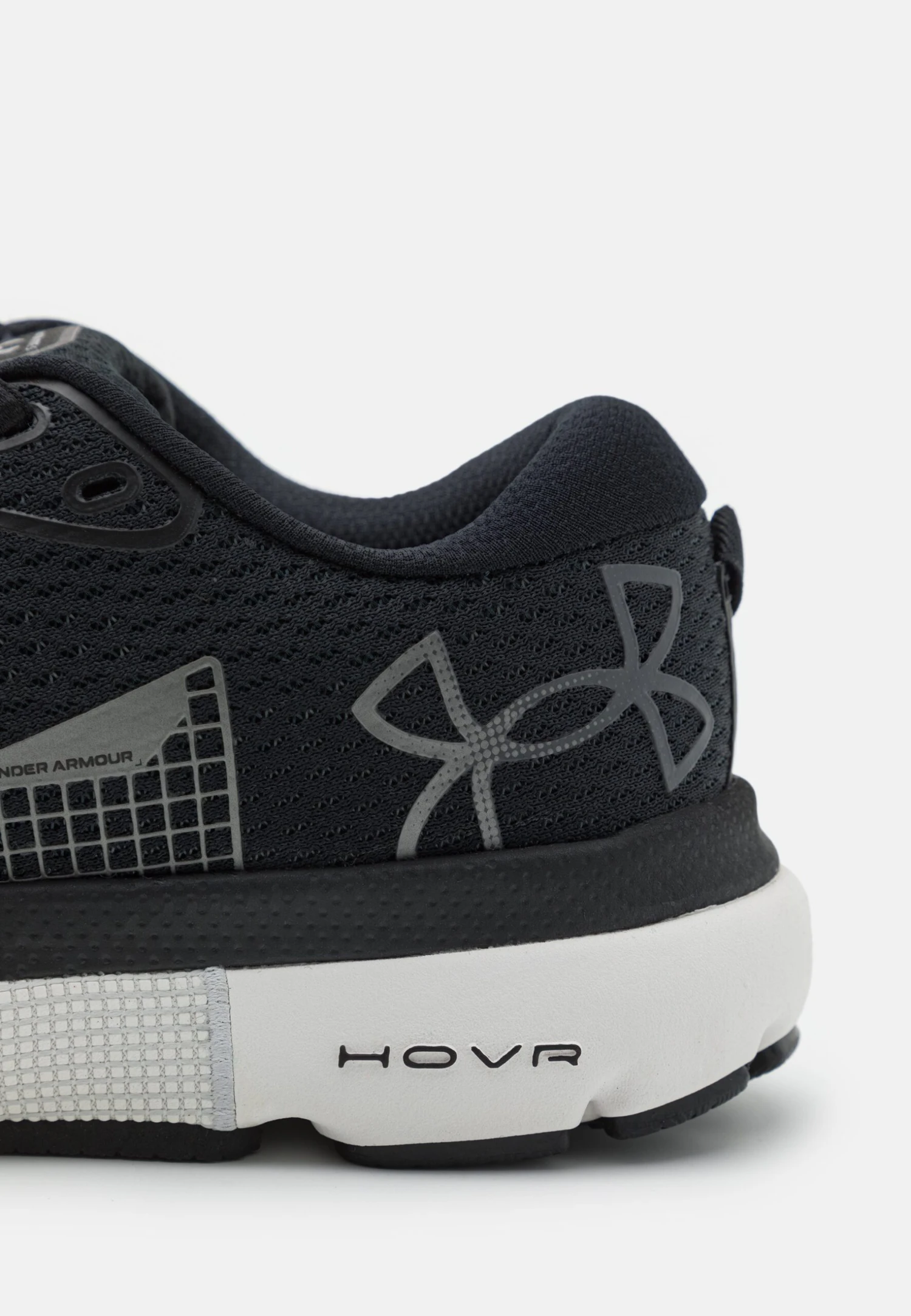 Under Armour Hovr Infinite 5 - Neutral Running Shoes - Black/White/Metallic Gun Metal - Image 6
