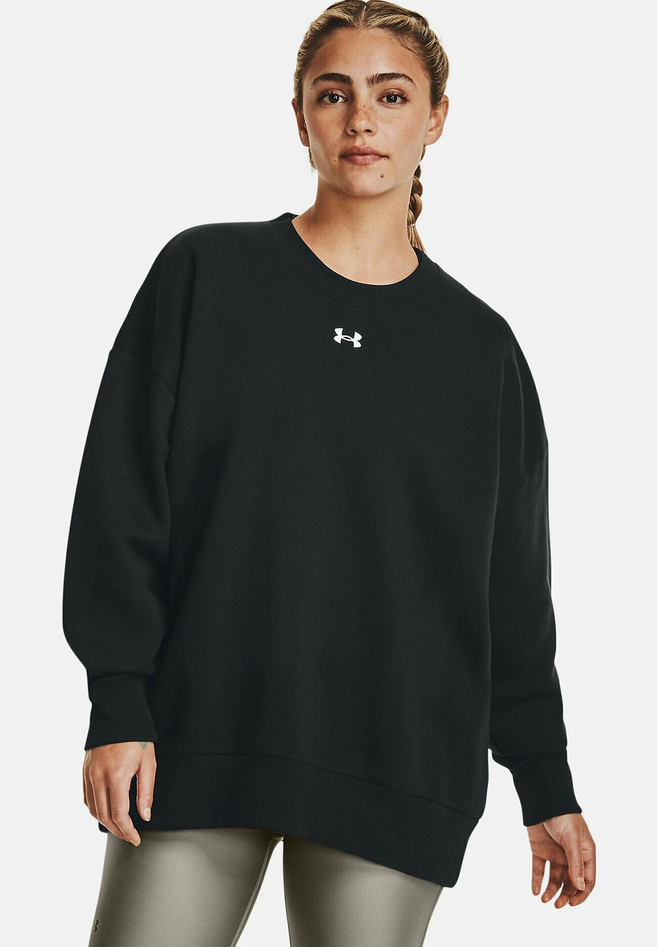 Under Armour Rival Os Crew - Sweatshirt - Black