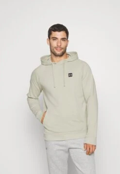 Under Armour Rival Hoodie - Hoodie - Khaki Base/Onyx White
