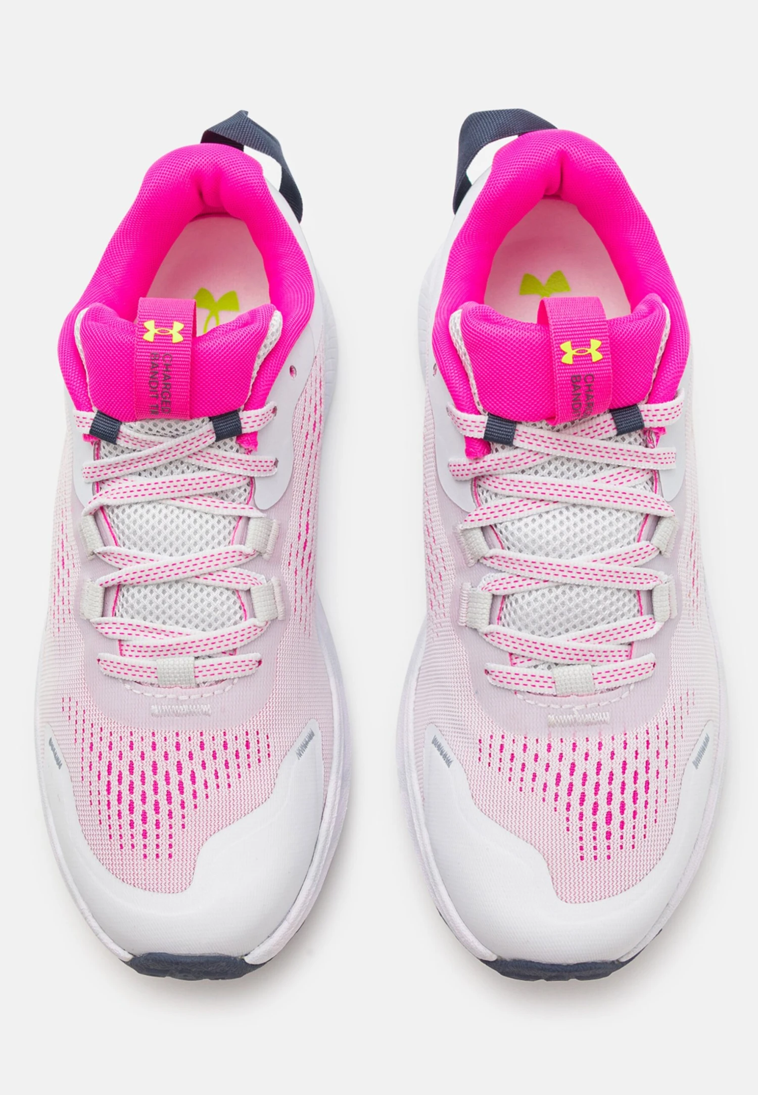 Under Armour Charged Bandit Tr 2 - Trail Running Shoes - Gray Mist/Rebel Pink/Lime Surge - Image 3