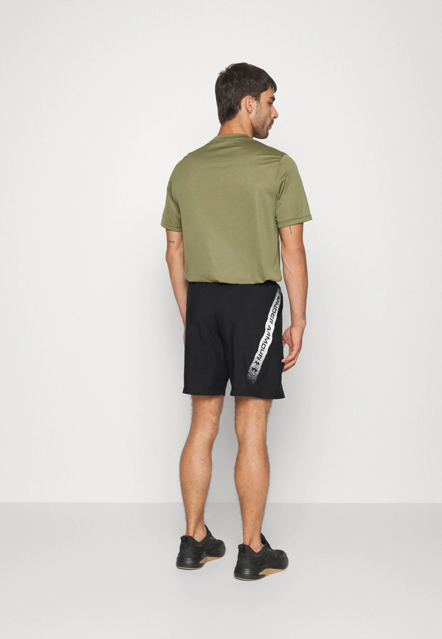 Under Armour Graphic- Sports Shorts - Black/White - Image 3