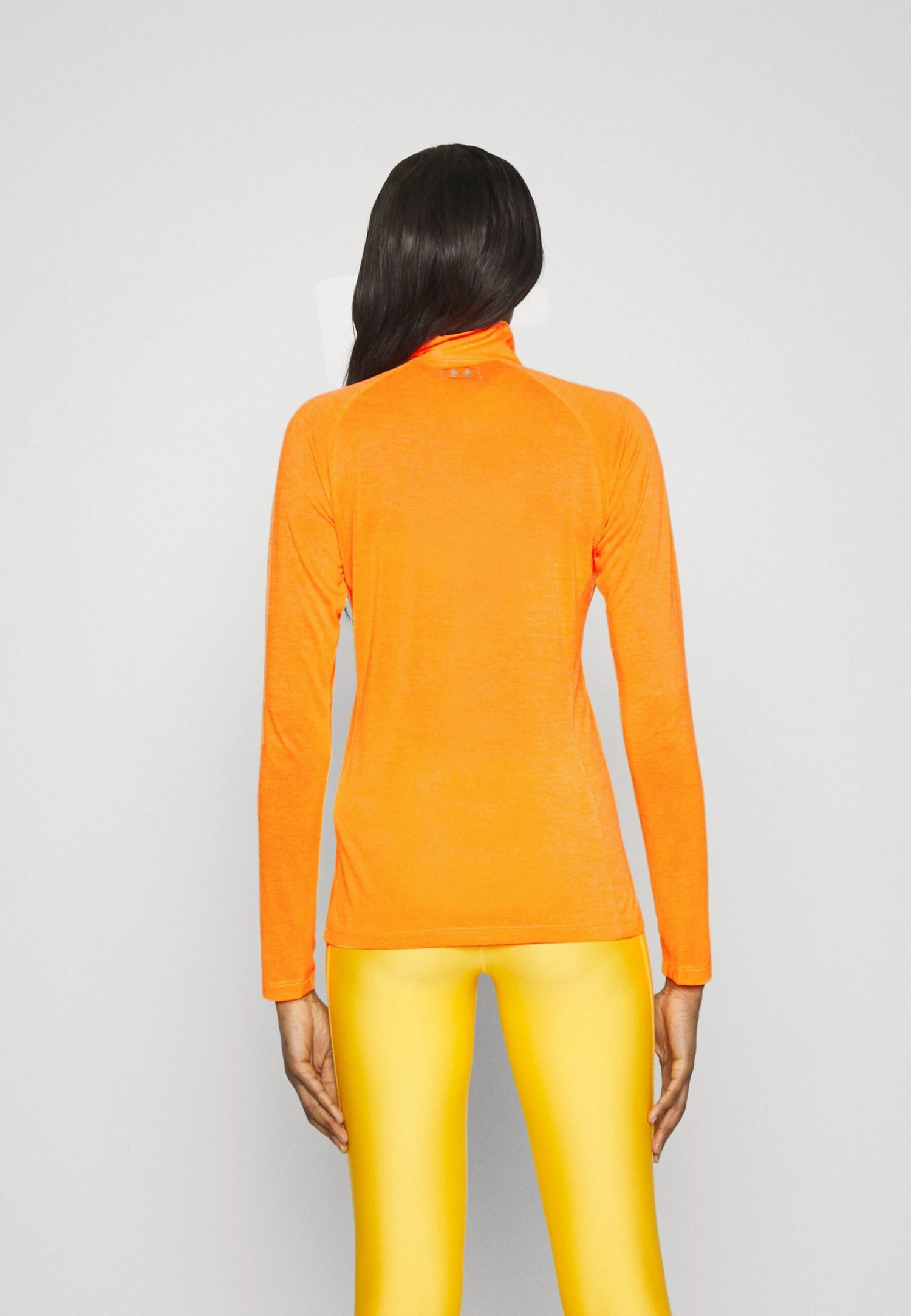 Under Armour Tech Zip Twist - Long Sleeved Top - Orange Blast/Orange Tropic /Metallic Silver - Image 3