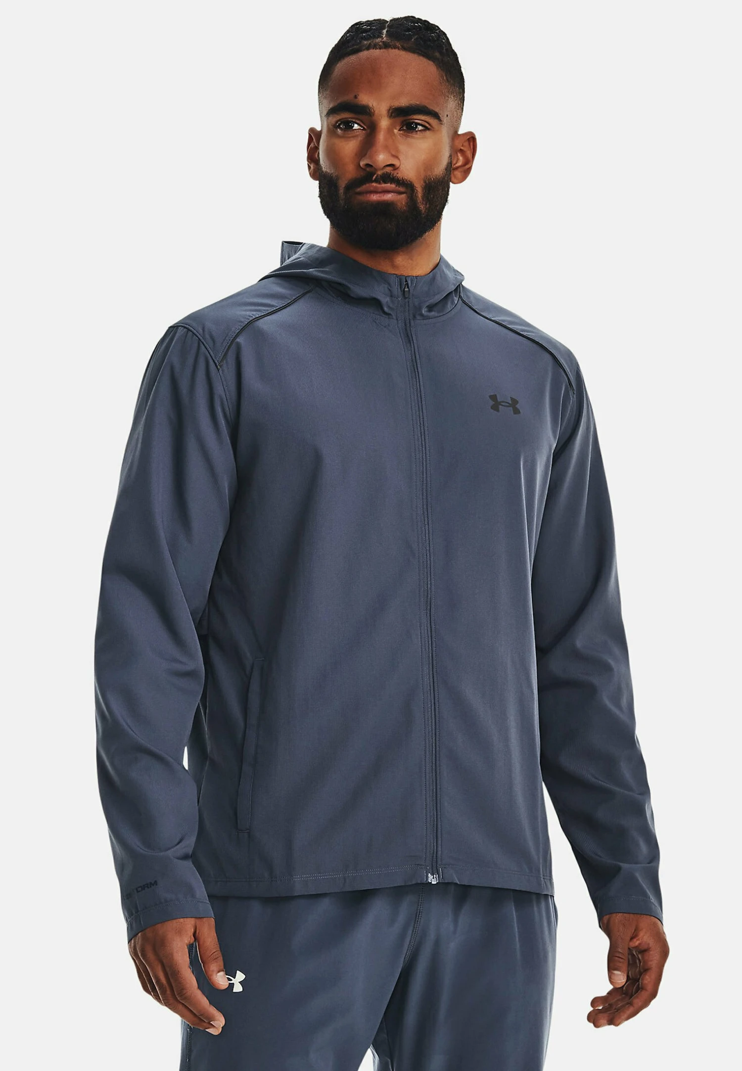 Under Armour Storm Run- Training Jacket - Downpour Gray - Image 3