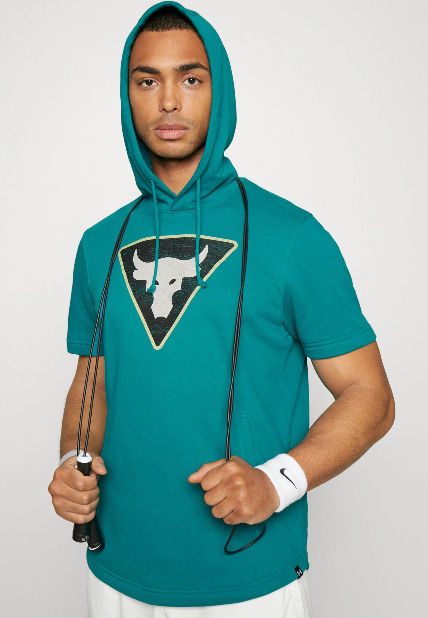 Under Armour Print T-Shirt - Coastal Teal/Ivory/Black - Image 4