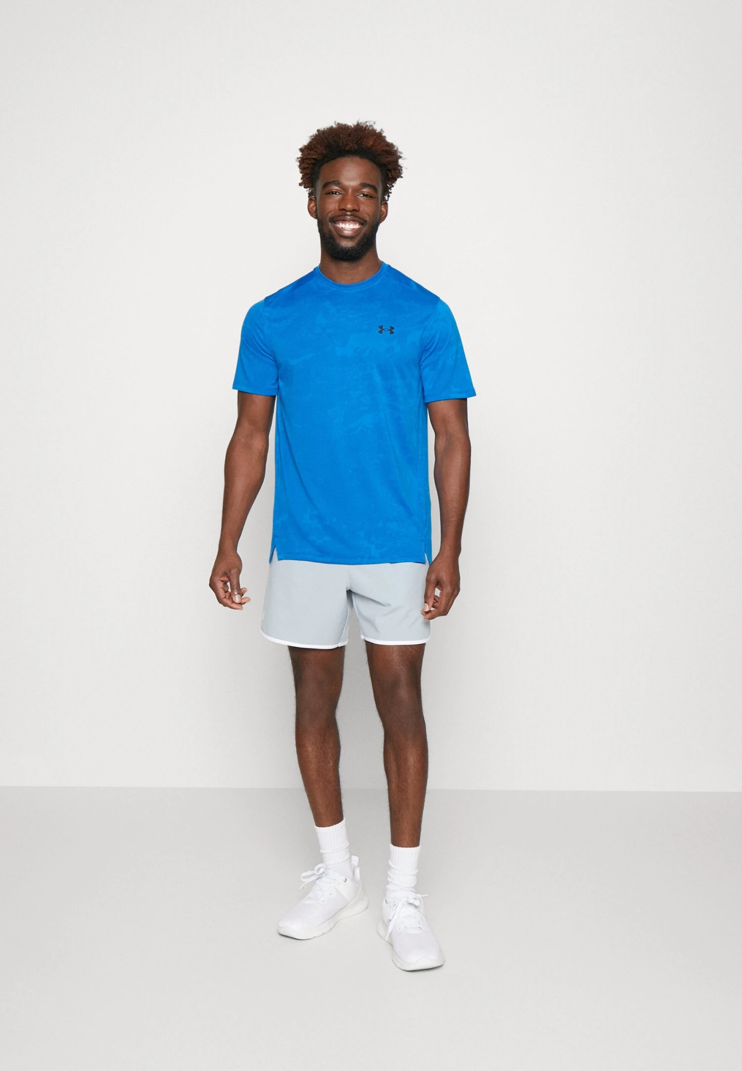 Under Armour Tech Vent Jacquard Ss - Sports T-Shirt - Blue Mirage/Black - Image 2
