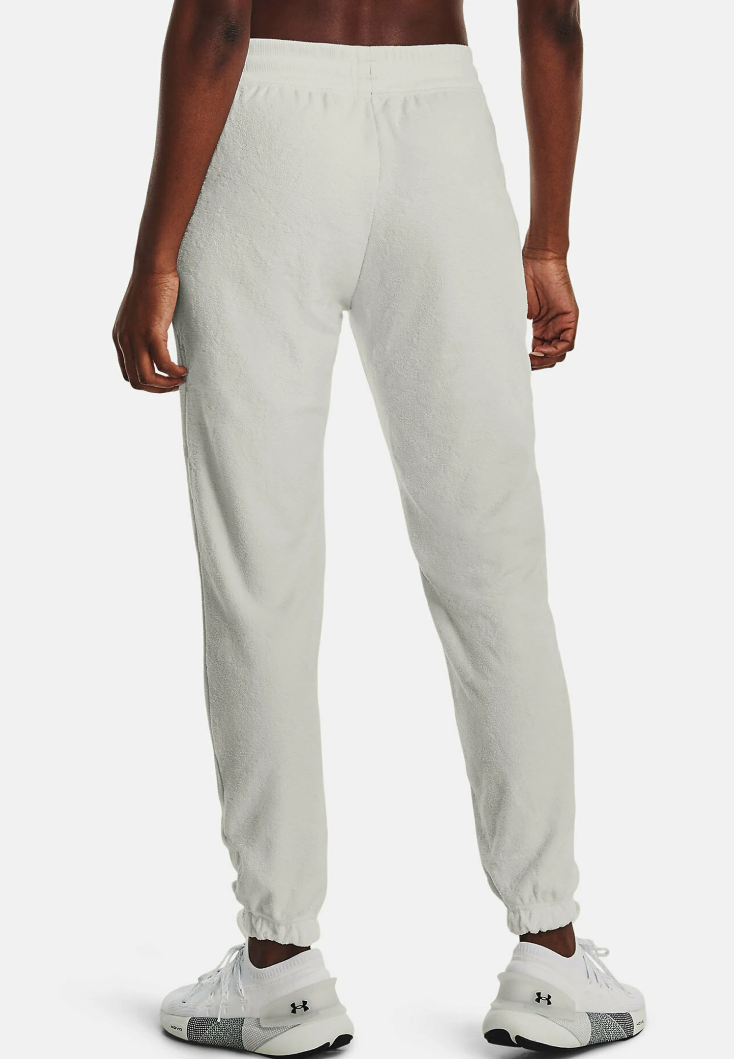 Under Armour Journey Terry- Tracksuit Bottoms - Gray Mist - Image 3
