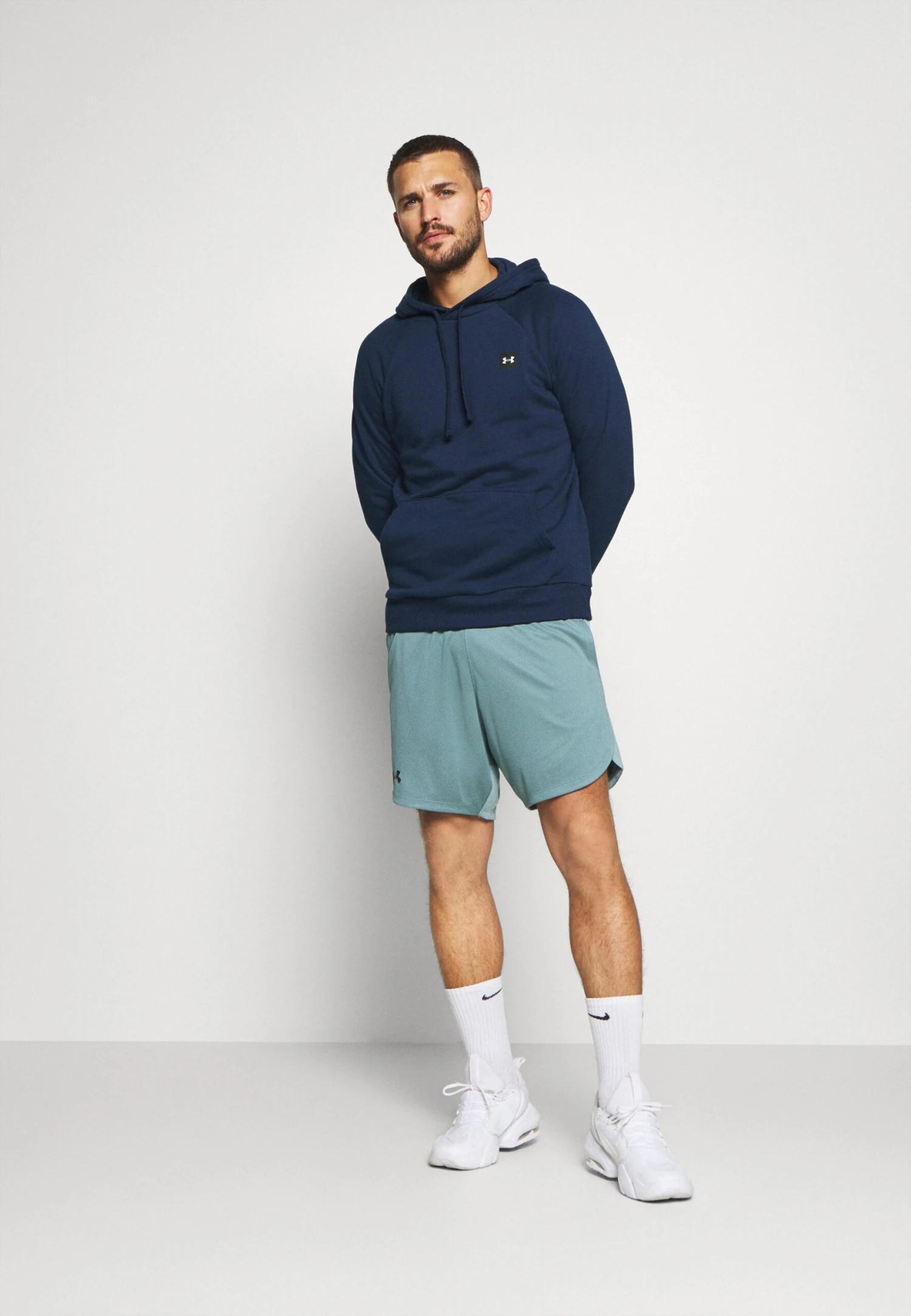 Under Armour Rival Hoodie - Hoodie - Academy/Onyx White - Image 2