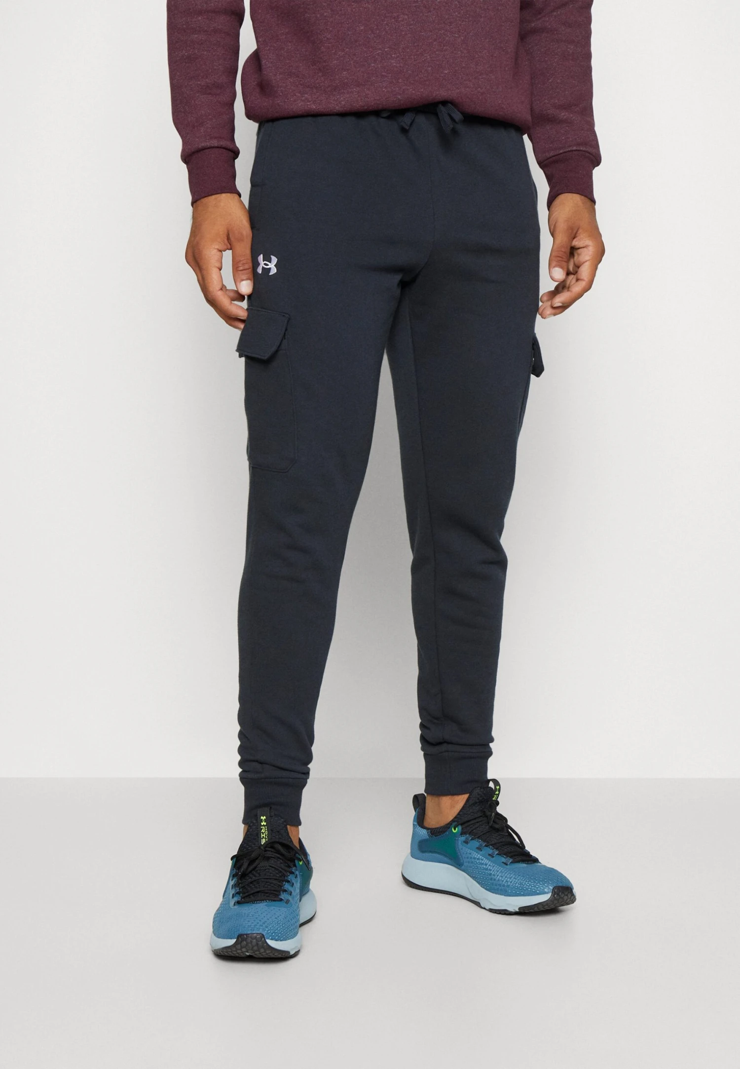 Under Armour Rival Jogger - Tracksuit Bottoms - Black/White
