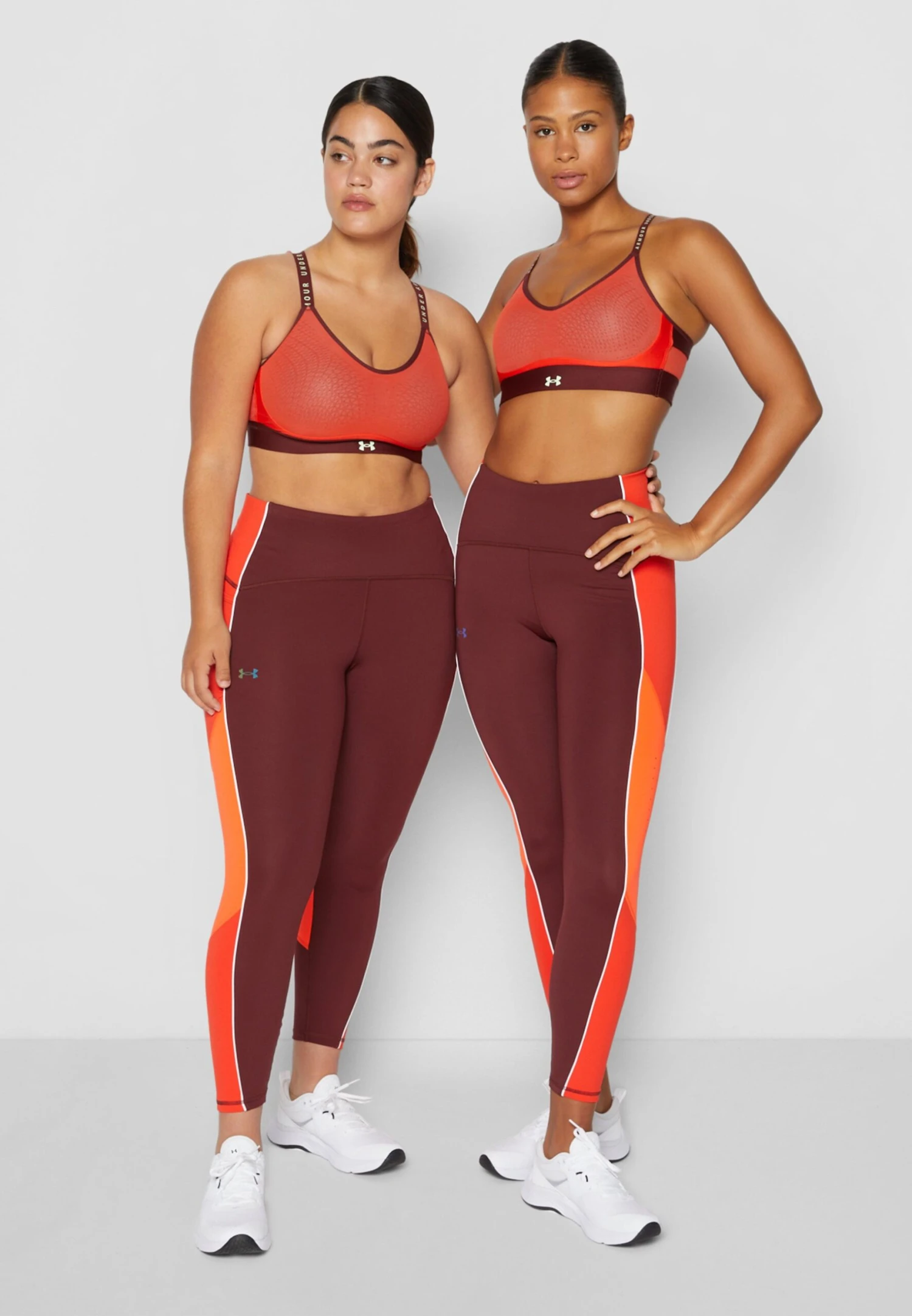 Under Armour Rush Ankle Leg - Leggings - Chestnut RedRadio RedIridescent - Image 2