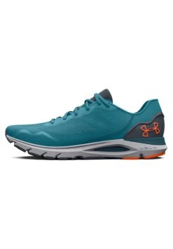 Under Armour Hovr Sonic 6 - Neutral Running Shoes - Blue Surf/Downpour Gray/Orange Blast