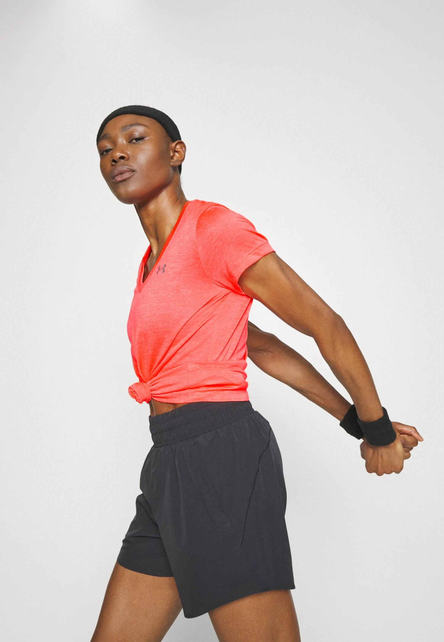 Under Armour Tech Twist - Sports T-Shirt - After Burn/White/Metallic Silver - Image 4