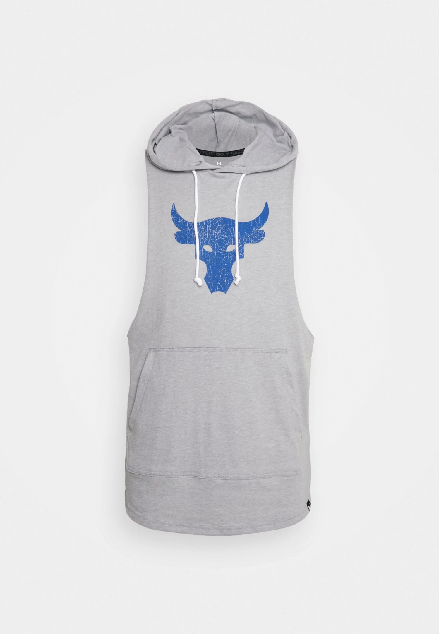 Under Armour Project Rock Bull - Top - Steel Light Heather/Blue Mirage - Image 6