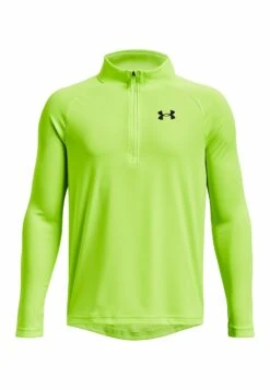 Under Armour Ua Tech 2 0 1/2 Zip - Long Sleeved Top - Lime Surge