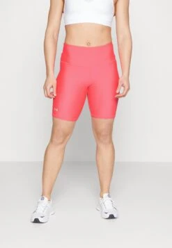 Under Armour Bike Short - Leggings - Pink Shock/White