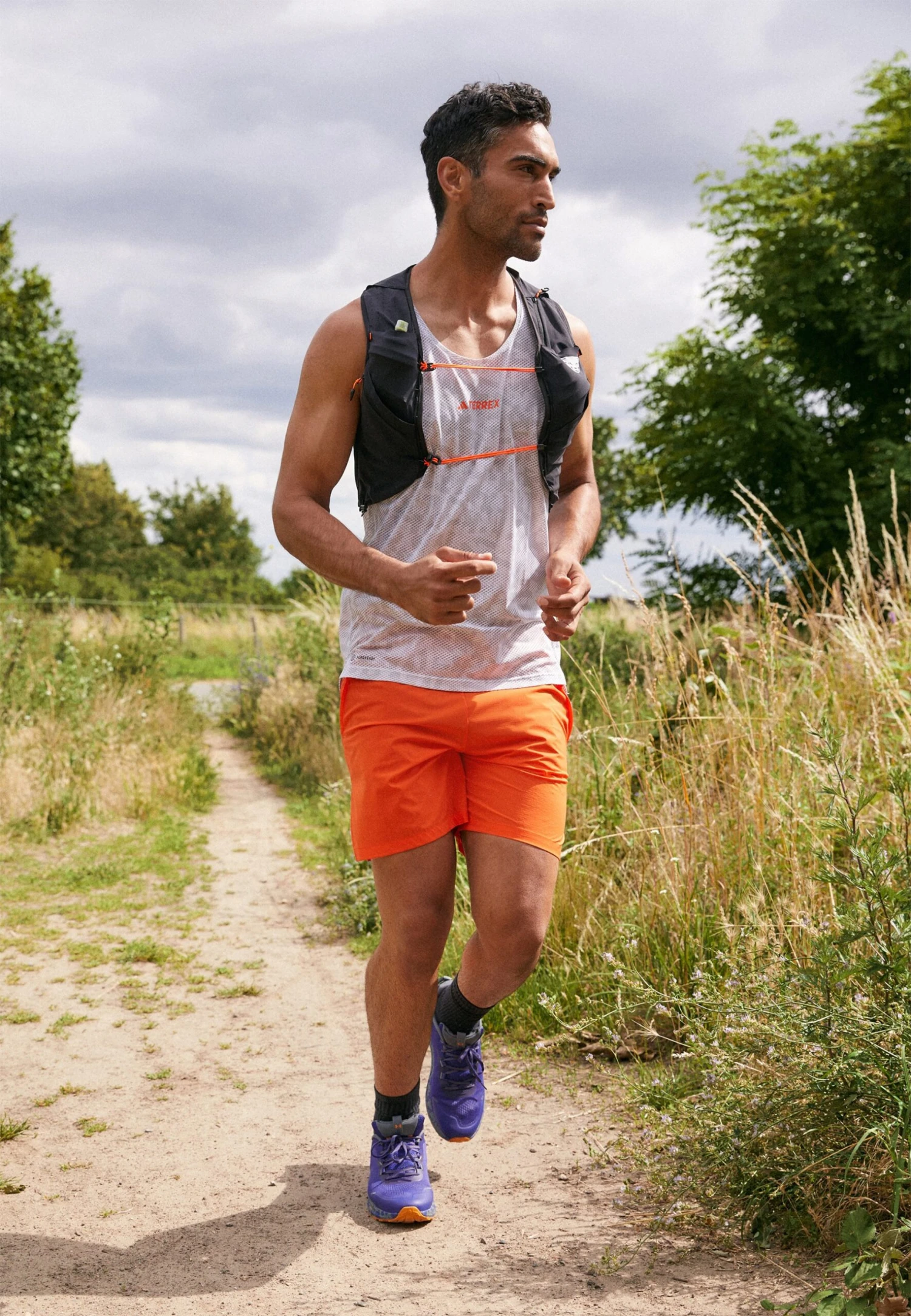 Under Armour Charged Bandit Tr 2 - Trail Running Shoes - Sonar Blue/Honey Orange - Image 3