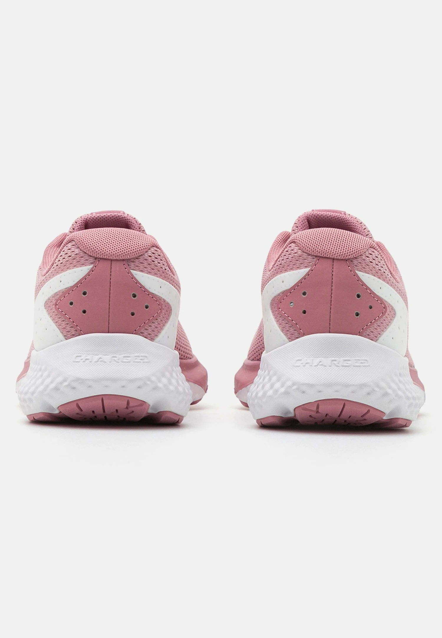 Under Armour Charged Rogue 3 - Neutral Running Shoes - Pink Elixir/White/Metallic Silver - Image 4