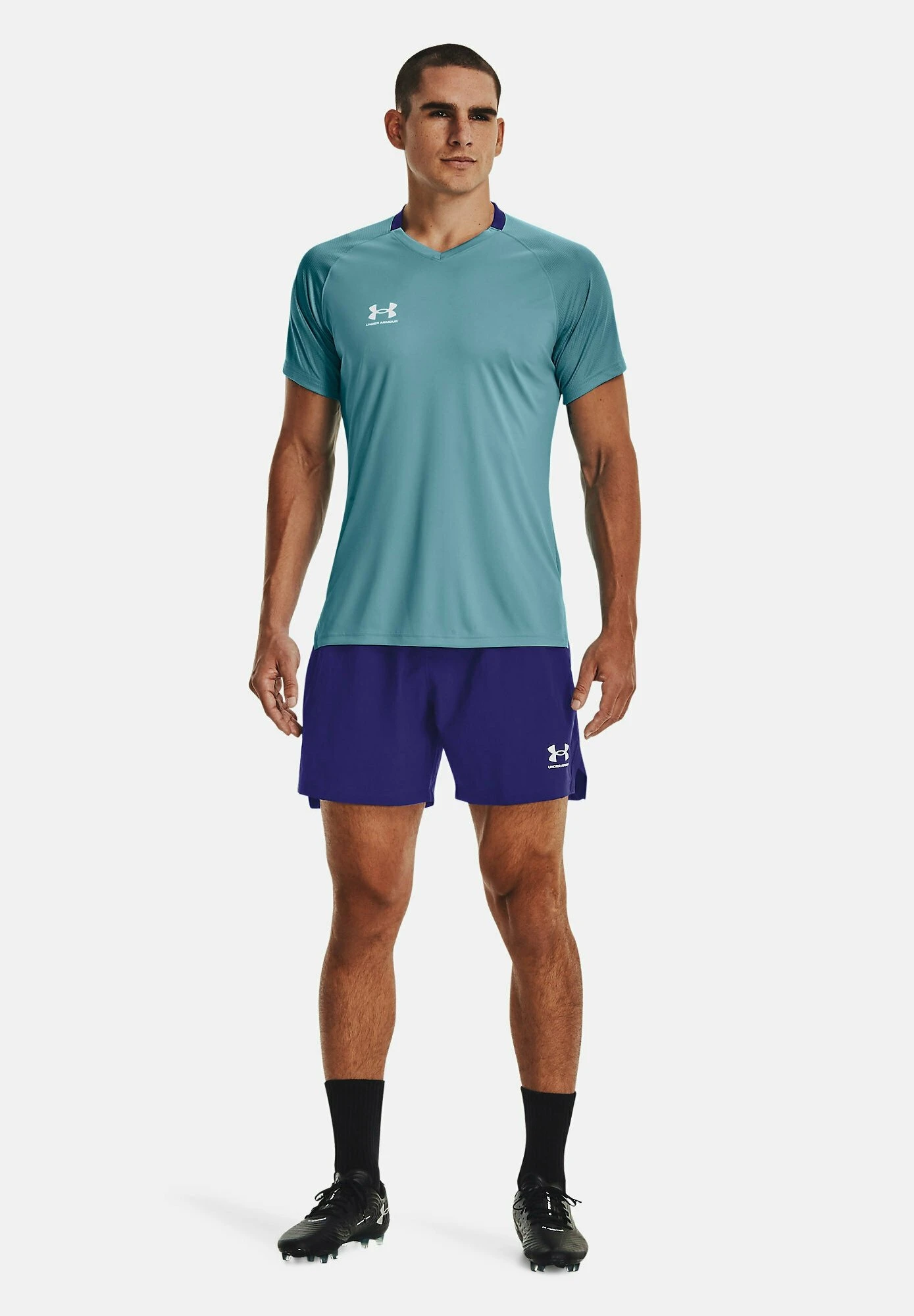 Under Armour ShortsleevesAccelerate- Sports T-Shirt - Glacier Blue - Image 2