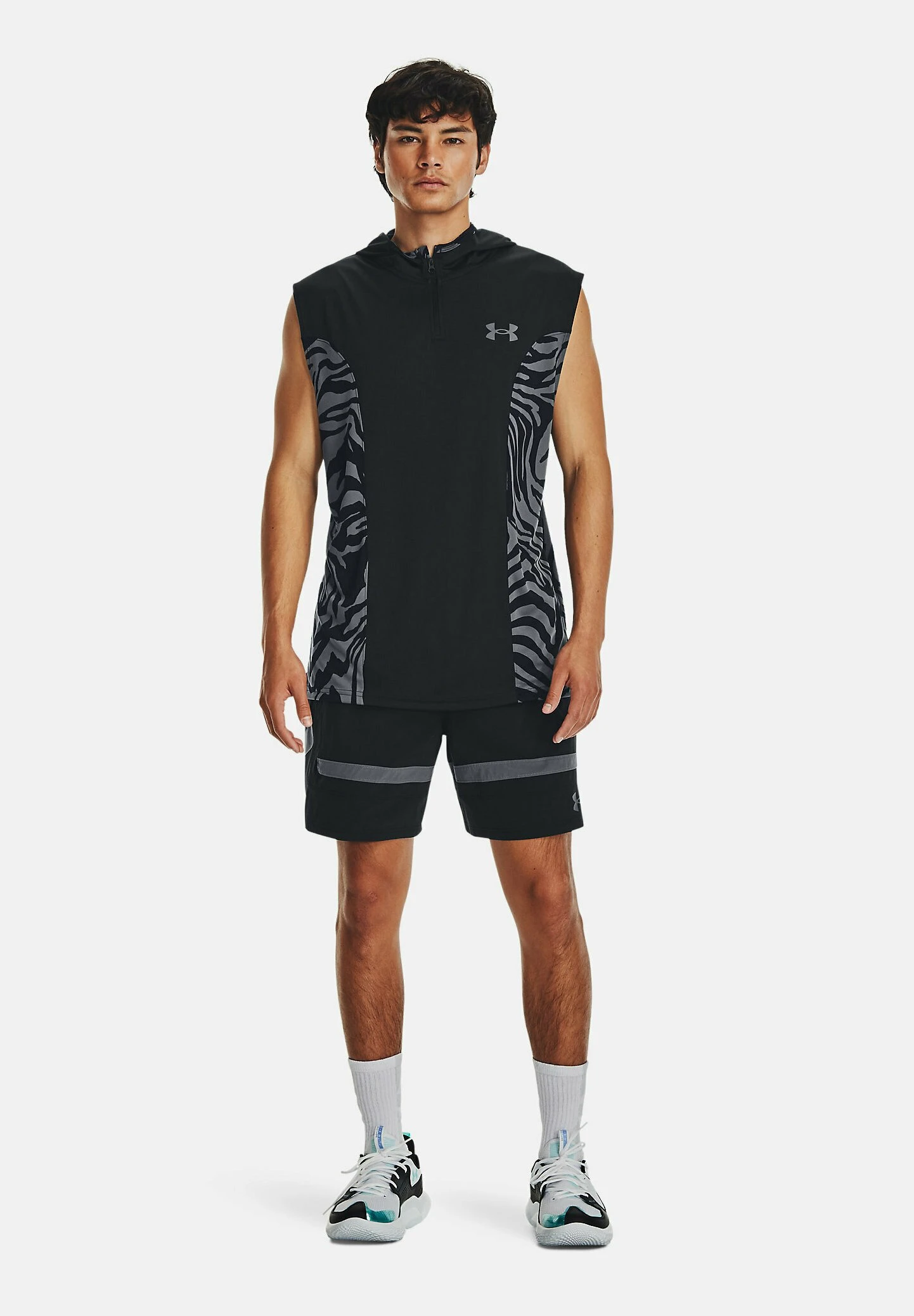 Under Armour Tank Baseline Hoodie - Top - Black - Image 2