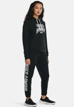 Under Armour Ua Rival Terry Graphic Jogr - Tracksuit Bottoms - Black