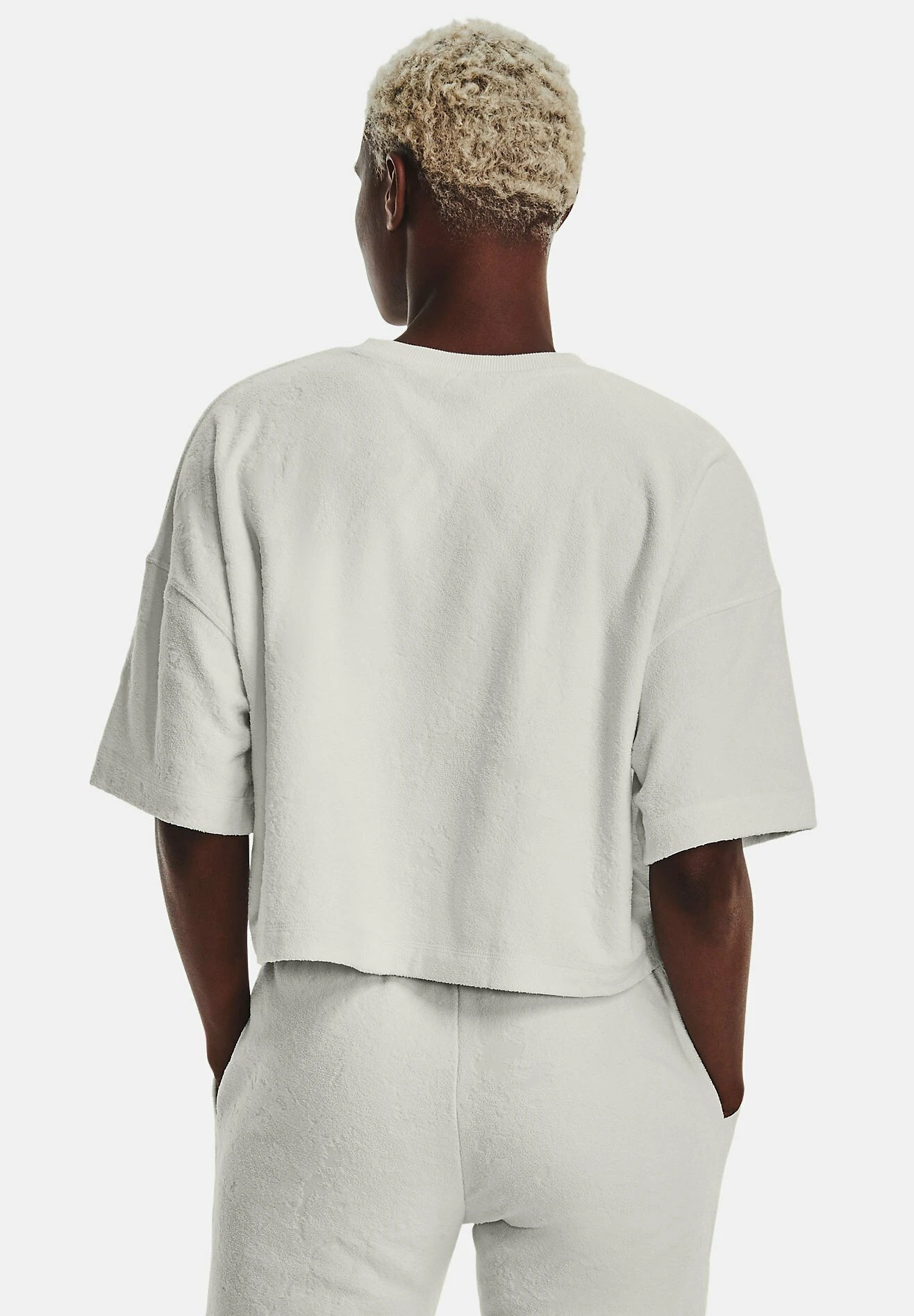 Under Armour Warmupjourney Ss - Basic T-Shirt - Gray Mist - Image 3