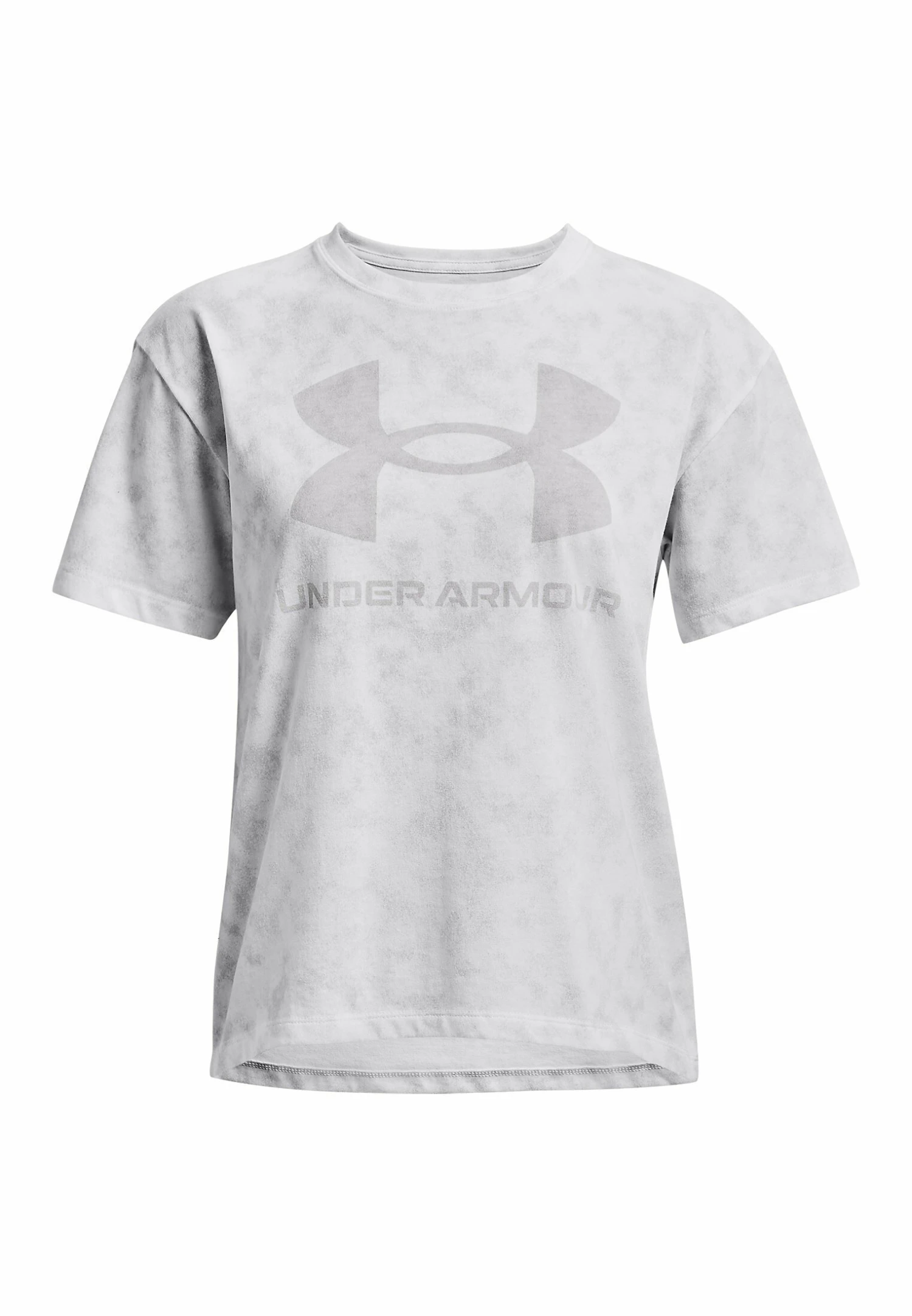 Under Armour Short-Sleeve Graph Ua Logo Aop Heavyweight Ss - Print T-Shirt - White - Image 4