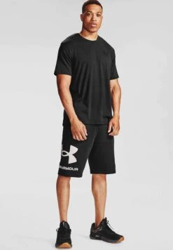 Under Armour Rival Big Logo - Sports Shorts - Black