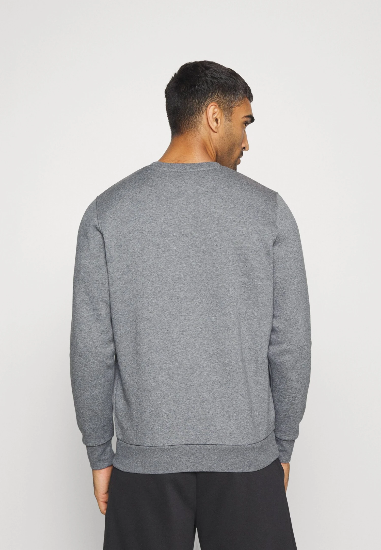 Under Armour Essential Crew - Sweatshirt - Pitch Gray Medium Heather/White - Image 3
