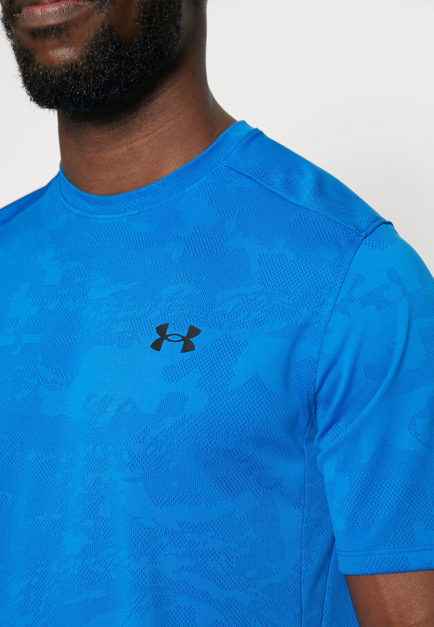 Under Armour Tech Vent Jacquard Ss - Sports T-Shirt - Blue Mirage/Black - Image 6