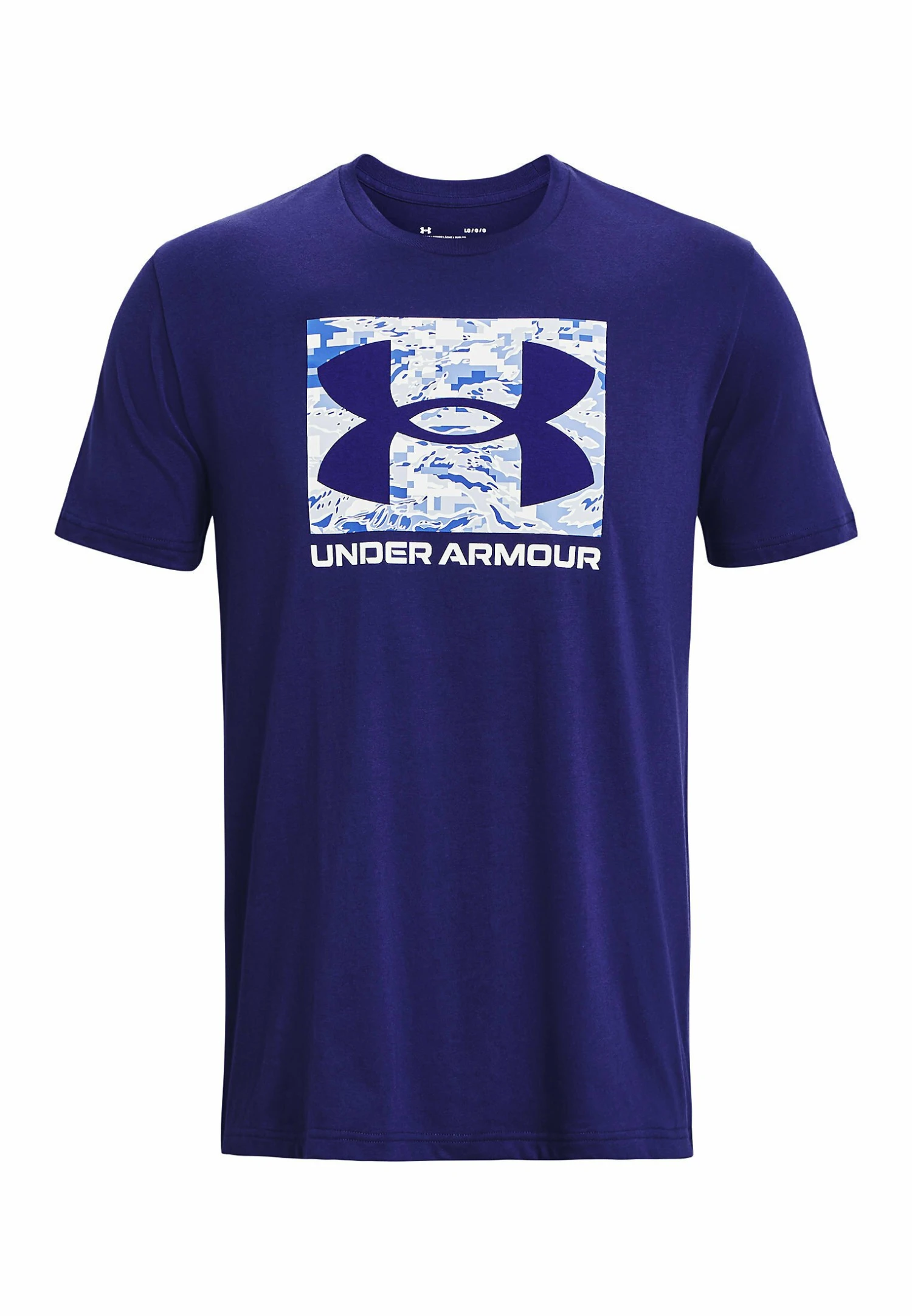 Under Armour Abc Camo Boxed Logo - Sports T-Shirt - Sonar Blue - Image 4