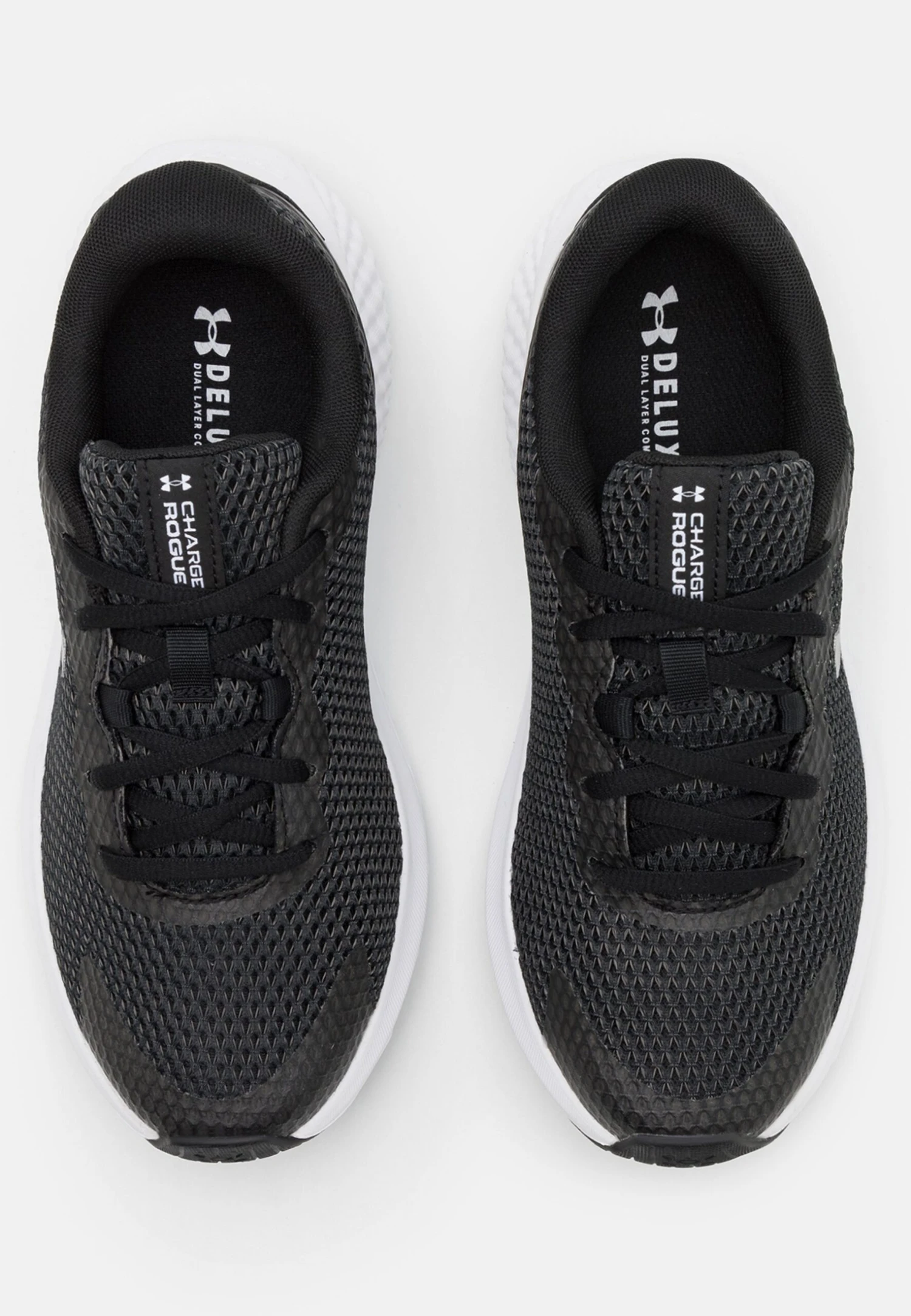 Under Armour Charged Rogue 3 - Neutral Running Shoes - Black/Metallic Silver - Image 3